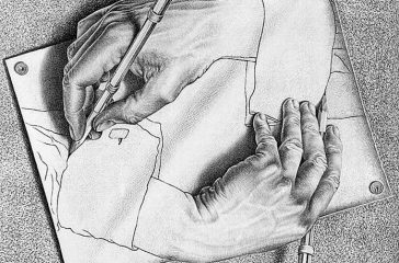 Mains-se-dessinant-lithographie-de-MC-Escher-1948